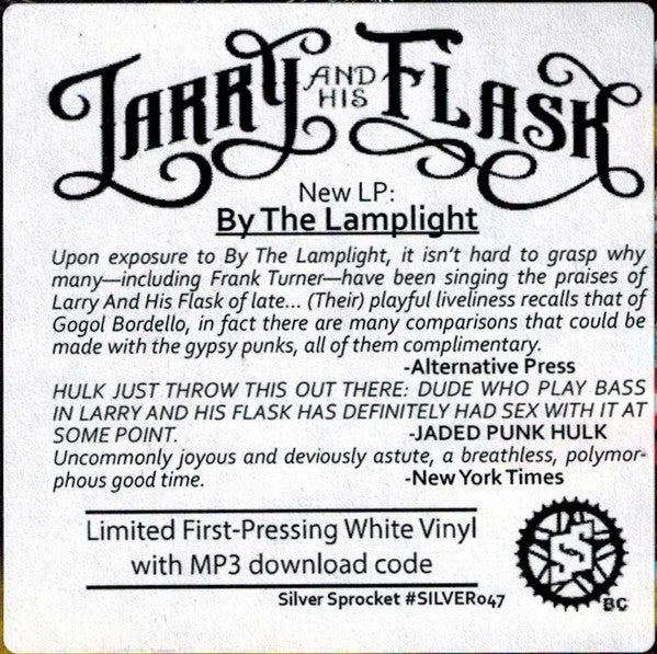 Larry and His Flask : By The Lamplight (LP, Whi)