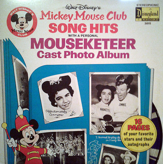 Various : Mickey Mouse Club Song Hits (LP, Comp)