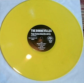 The Bonnevilles (3) : Tape Saturation Overdrive - Live in Belfast (LP, Album, Yel)
