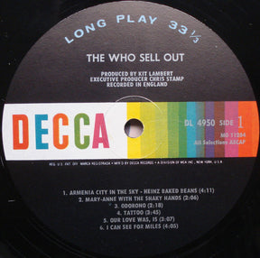 The Who : The Who Sell Out (LP, Album, Mono, Glo)