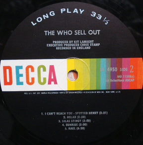 The Who : The Who Sell Out (LP, Album, Mono, Glo)