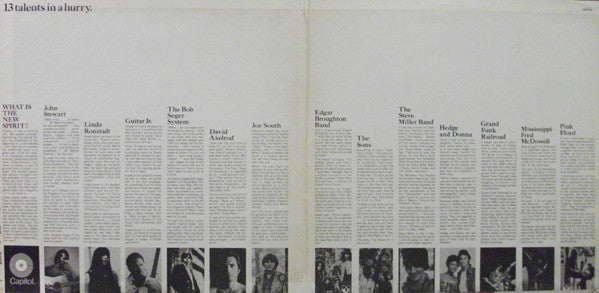 Various : The New Spirit Of Capitol (LP, Comp, Los)