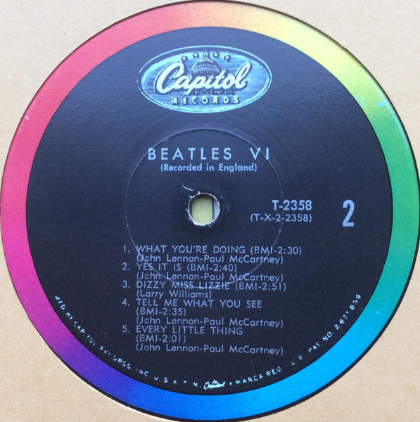 The Beatles : Beatles VI (LP, Album, Mono, Los)