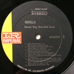 Bonzo Dog Doo-Dah Band : Gorilla (LP, Album)