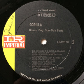 Bonzo Dog Doo-Dah Band : Gorilla (LP, Album)