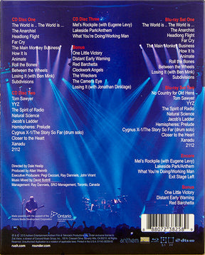 Rush : R40 Live (3xCD, Album + Blu-ray, Multichannel, 5.1)
