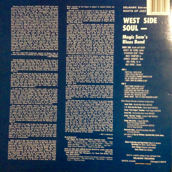 Magic Sam Blues Band : West Side Soul (LP, Album, RE)