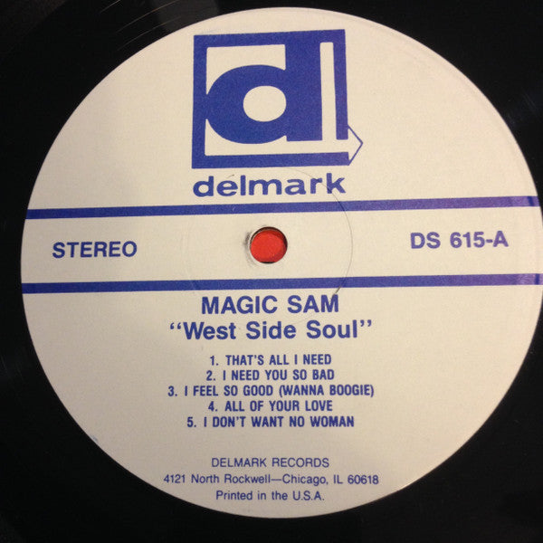 Magic Sam Blues Band : West Side Soul (LP, Album, RE)