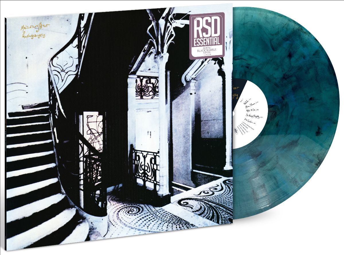 Mazzy Star - She Hangs Brightly LP (RSD Essential Aqua & Black Marble Vinyl) (Preorder: Ships July 25, 2025)