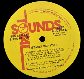 Bob Marley & The Wailers : Rastaman Vibration (LP, Album, Gat)