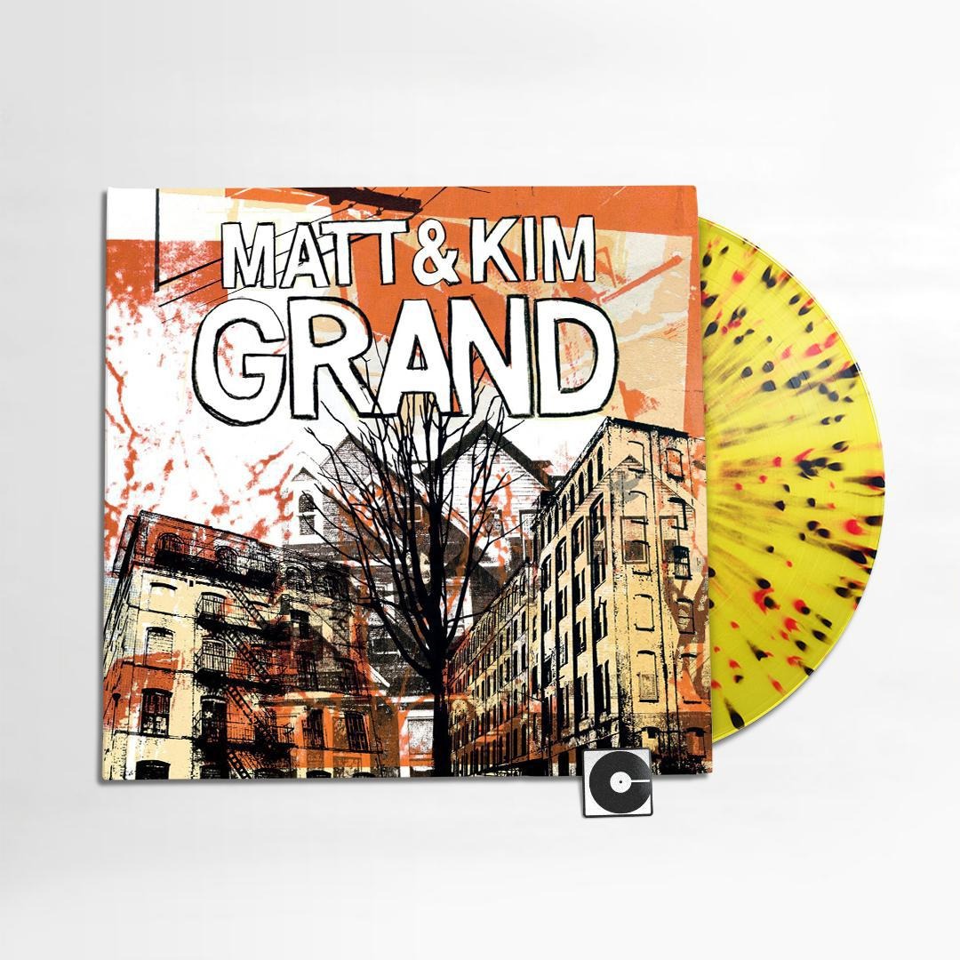 Matt & Kim - Grand 2LP (Yellow and Orange Vinyl)