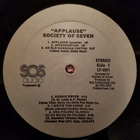 Society Of Seven : Applause (2xLP)