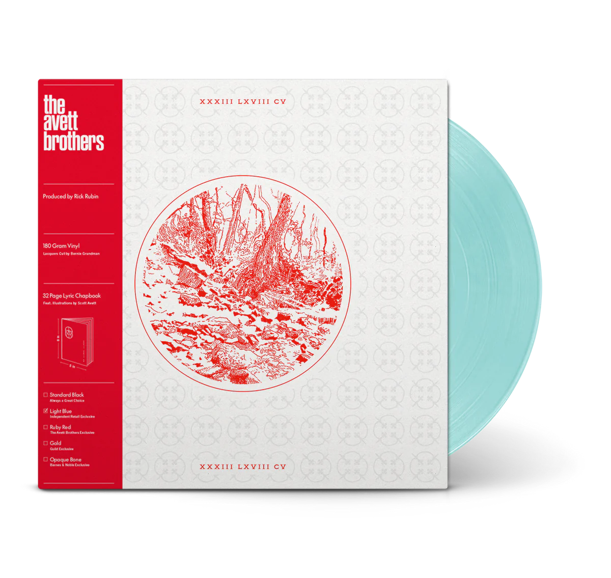 The Avett Brothers - S/T LP (Indie-Exclusive Blue Vinyl)