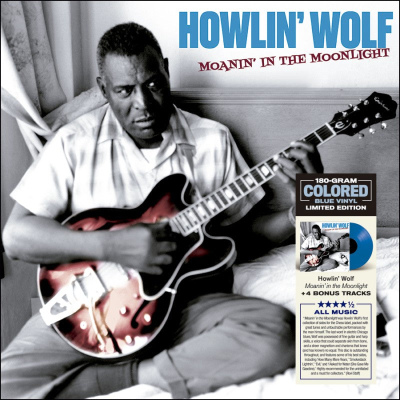 Howlin' Wolf - Moanin In The Moonlight LP (180g, Limited Edition, Blue Color Vinyl, + Bonus Tracks)