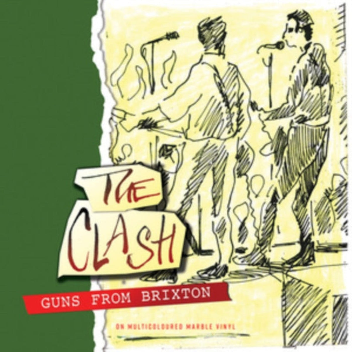 The Clash - Guns From Brixton LP (Multicoloured Marble Vinyl)