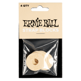 Ernie Ball - Strap Blocks - Cream - 4 Pack