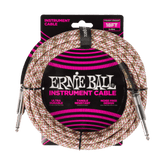 Ernie Ball - Braided Instrument Cable Straight/Straight 18ft - Emerald Argyle