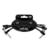 Ernie Ball - Flex Patch Cable 6in - Black - 3 Pack