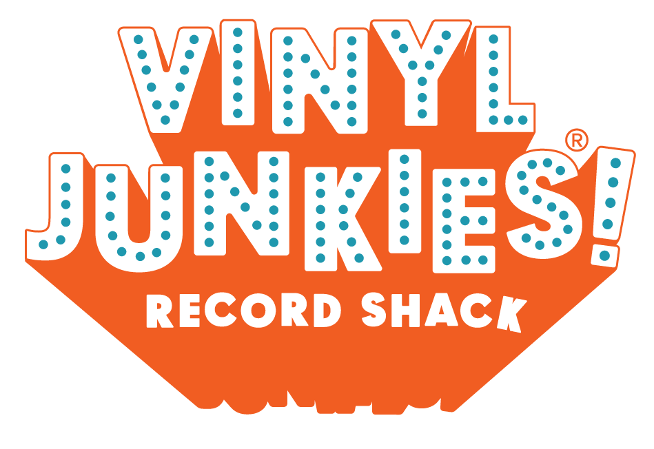 Vinyl Junkies Felt Turntable Slipmat (Orange w/ Teal)