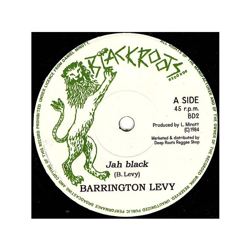 Barrington Levy - Jah Black b/w Darbaz Band 7"