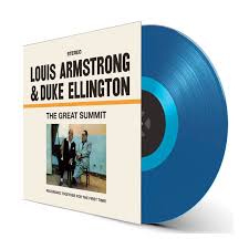 Louis Armstrong & Duke Ellington - Great Summit LP (180 Gram Vinyl, Limited Edition, Blue Colored Vinyl, Bonus Track)