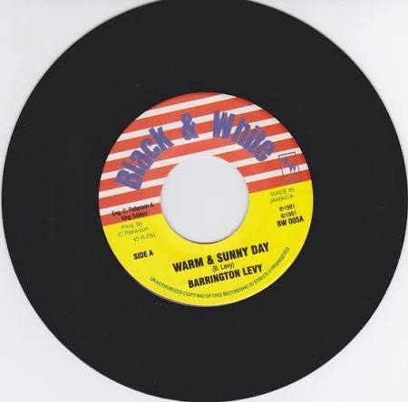 Barrington Levy - Warm & Sunny Day 7"