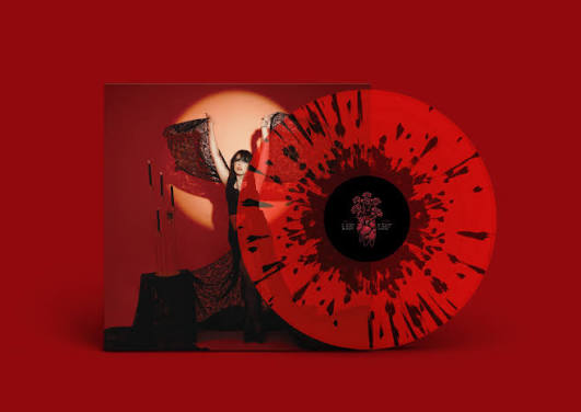 Tania Cassette - The Death of Me LP (Red with Black Splatter Colored Vinyl)