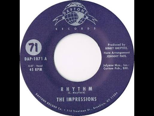 The Impressions - Rhythm/Star Bright 7"