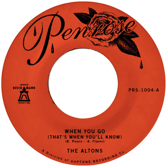 The Altons - When You Go/Over and Over 7"