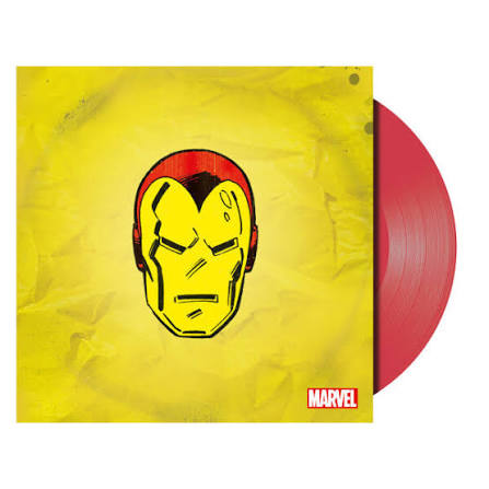 Marvel Chorus - Iron Man (1966 Theme) / Merry Marvel Marching Society 7" (Indie Exclusive, Limited Edition, Clear Red Vinyl)