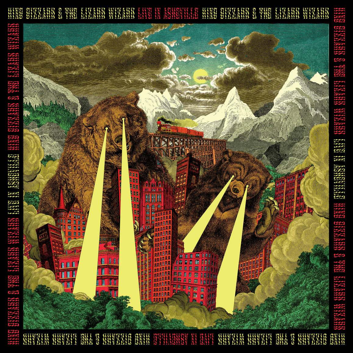King Gizzard and the Lizard Wizard -  Live In Asheville 3LP (Fuzz Club, 180g, Indie Exclusive, Colored Vinyl, White)