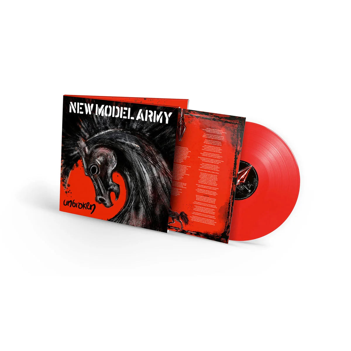 New Model Army - Unbroken LP (Limited Edition, Colored Vinyl, Red)