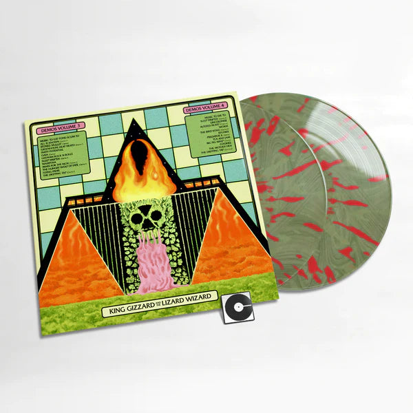 King Gizzard and the Lizard Wizard - Demos Vol. 3 + Vol. 4 2LP (Dead Pond Scum) (180g, Colored Vinyl, Green/Red)