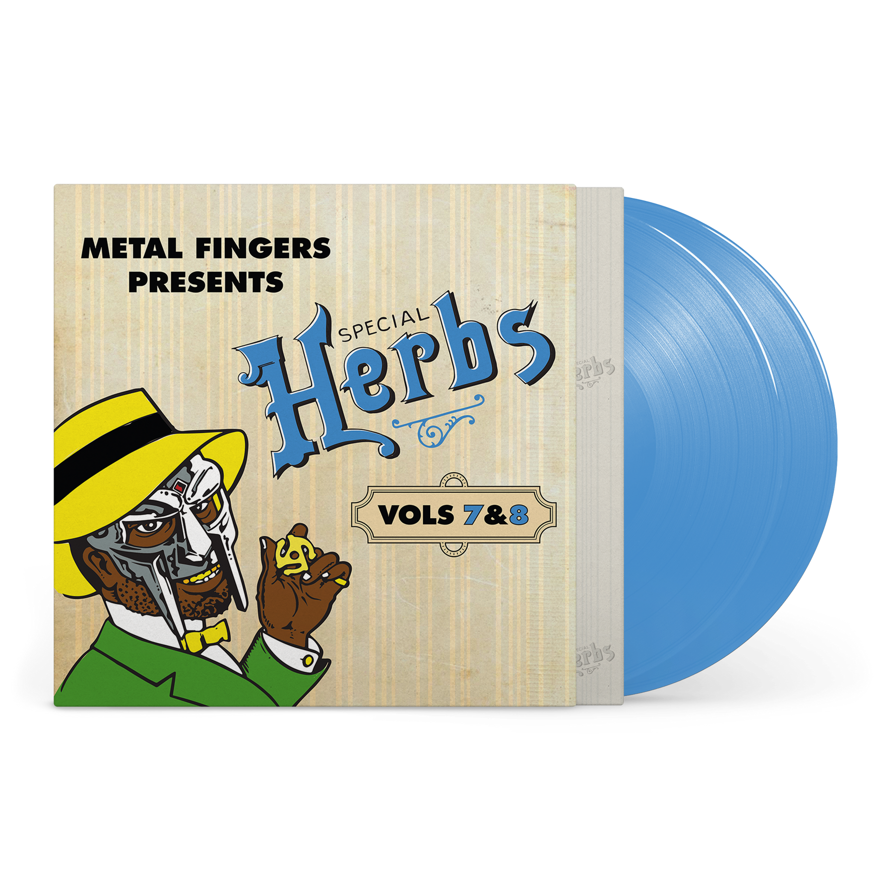MF DOOM - Metal Fingers Presents: Special Herbs Vol. 7 & 8 2LP (Sky Blue Colored Vinyl)
