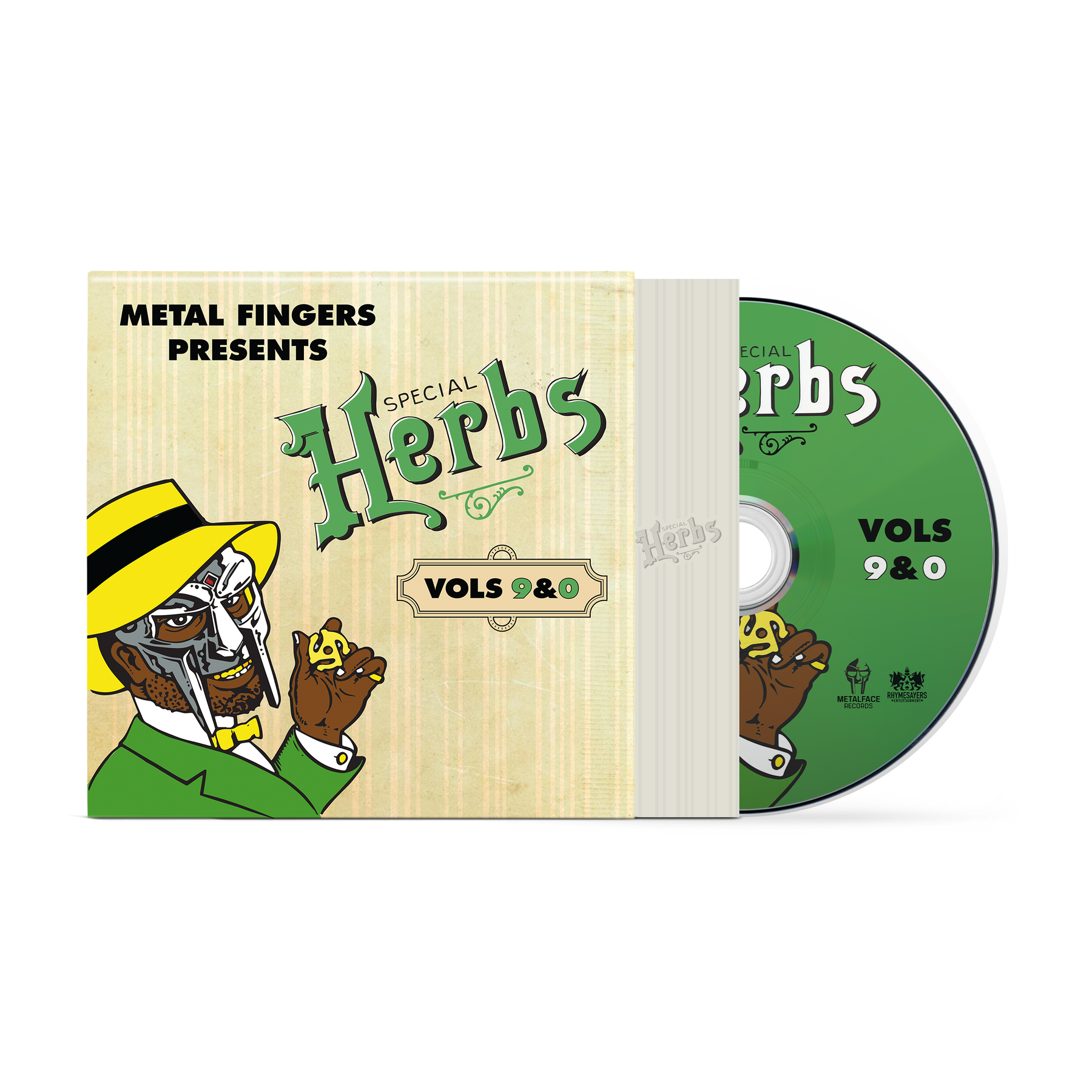 MF DOOM - Metal Fingers Presents: Special Herbs Vol. 9 & 0 CD (Evergreen)