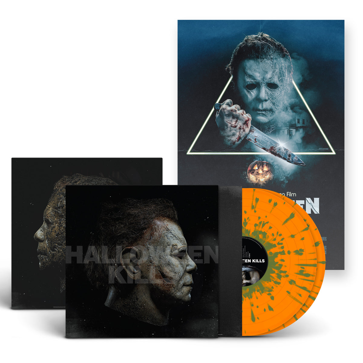 John Carpenter, Cody Carpenter, & Daniel Davies - Halloween Kills 2LP (Original Soundtrack) (Orange & Green Colored Vinyl, Expanded Version) (Preorder: Ships October 3, 2025)