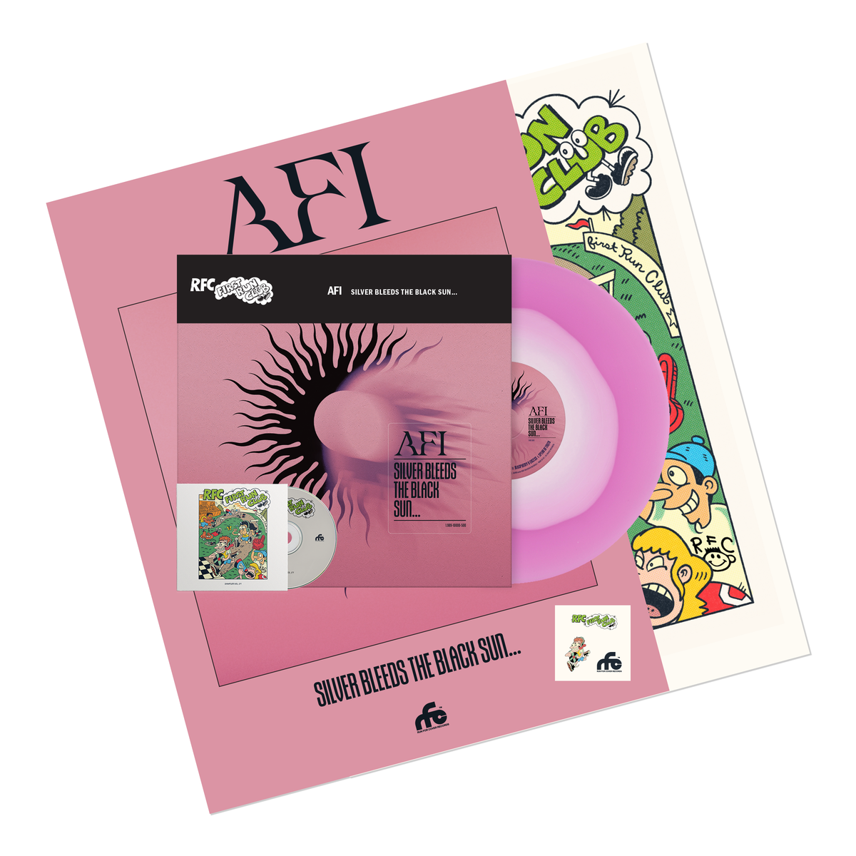 AFI - Silver Bleeds the Black Sun LP (Indie Exclusive, White & Violet Colored Vinyl) (Preorder: Ships October 3, 2025)