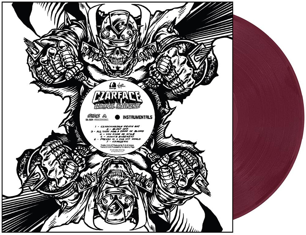 Czarface - Czartificial Intelligence Instrumentals LP (Crimson Colored Vinyl)(Preorder: Ships August 16, 2024)