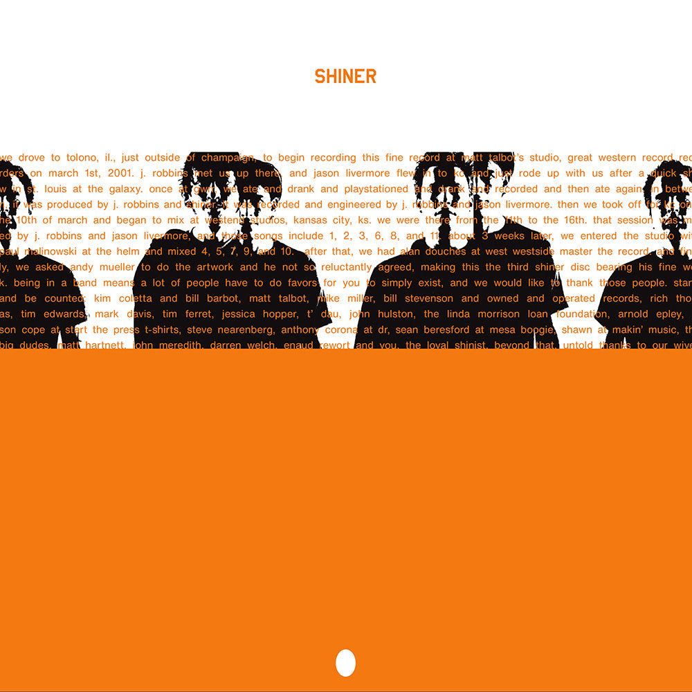 Shiner - The Egg LP (Indie Exclusive Orange Color Vinyl, Limited to 1000)(Preorder: Ships May 3, 2024)