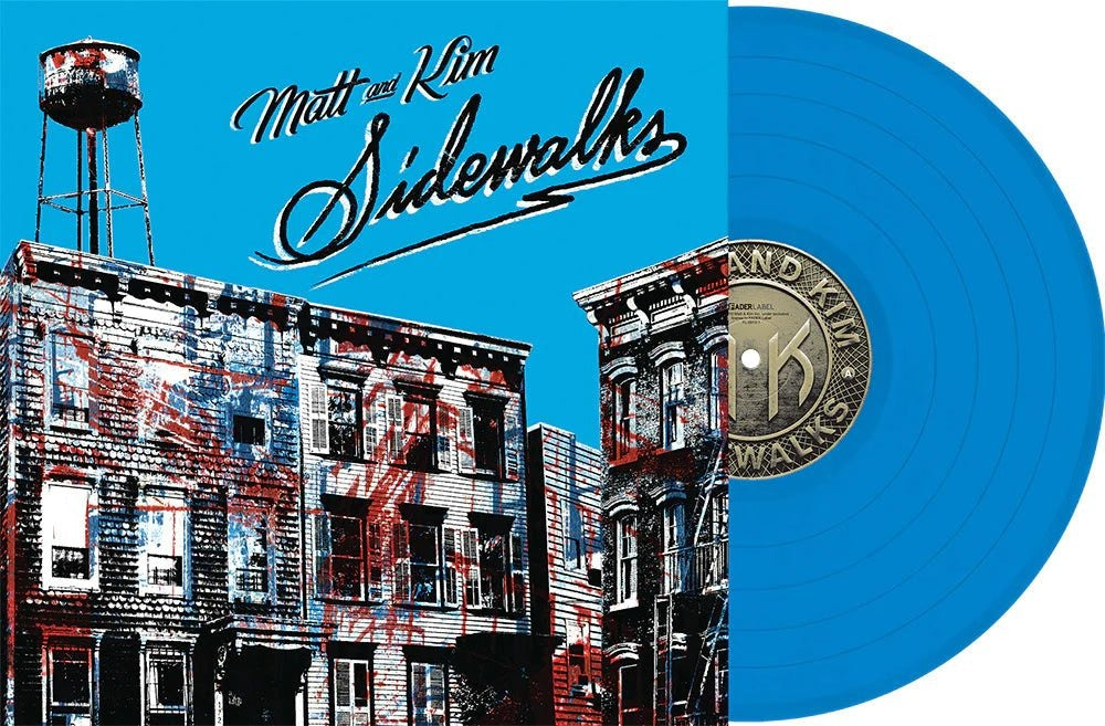 Matt & Kim - Sidewalks LP (Blue Vinyl)