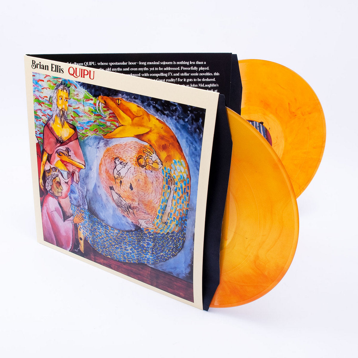 Brian Ellis - Quipu 2LP (180g, Limited Edition Translucent Orange Vinyl)