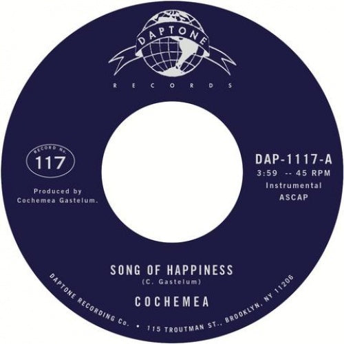Cochemea - Song Of Happiness 7”