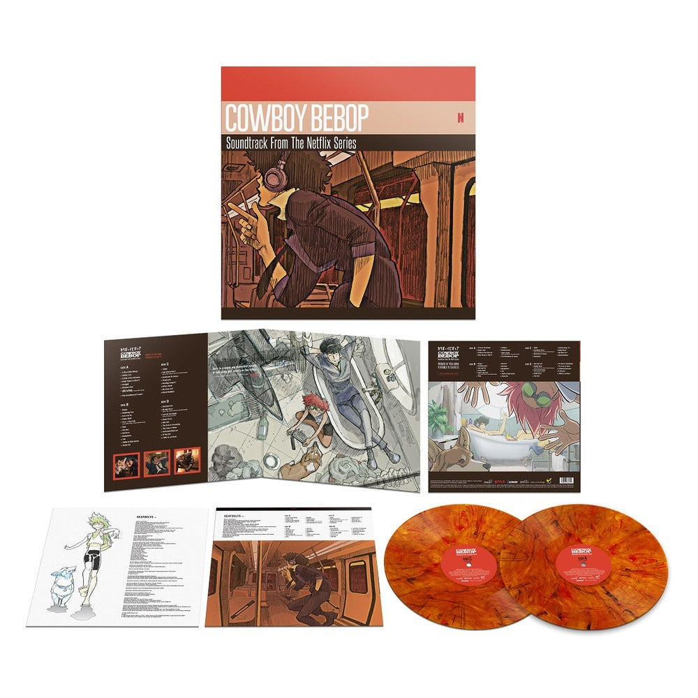 Seatbelts – Cowboy Bebop: Soundtrack From The Netflix Series 2LP (Red & Orange Vinyl, Gatefold)