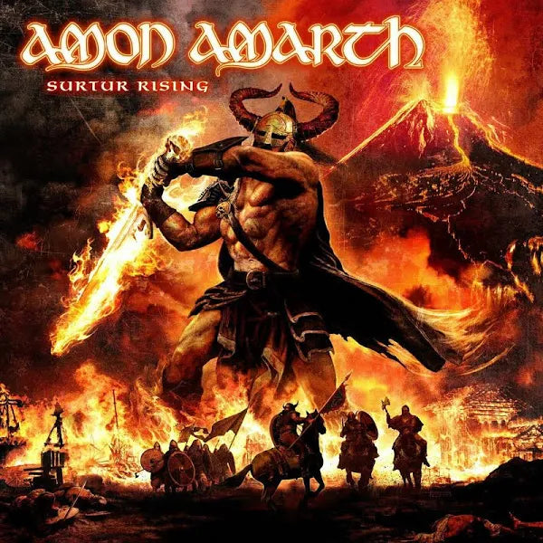 Amon Amarth – Surtur Rising LP (Orange Vinyl, Gatefold Pop-Up Cover)