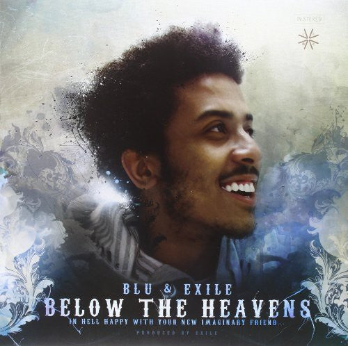 Blu & Exile - Below the Heavens 2LP (Blue & White Marble Vinyl, Includes Bonus 7") LP