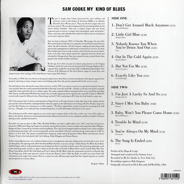 Sam Cooke - My Kind Of Blues LP (Reissue, Mono)