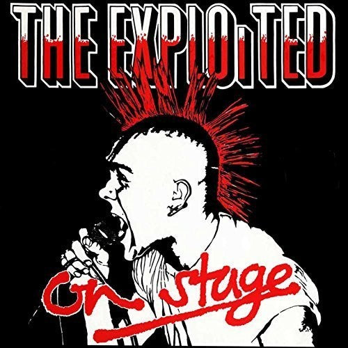 The Exploited - On Stage LP (Limited Edition White Pink Splatter, UK Pressing, Reissue)