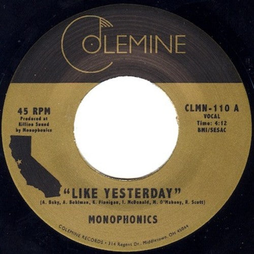 Monophonics - Like Yesterday b/w Destruments 7"