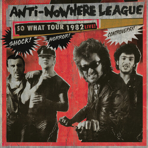The Anti-Nowhere League - So What Tour 1982 Live! LP (Red Vinyl(