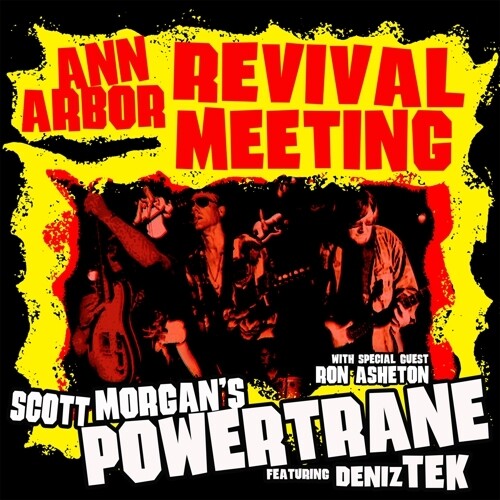 Scott Morgan's Powertrane - Ann Arbor Revival Meeting 2LP (Limited Edition Red Vinyl, Reissue, Features Ron Asheton & Deniz Tek)